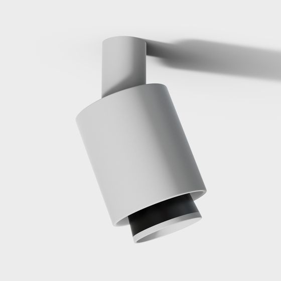 現代の大型白色面取りダウンライト