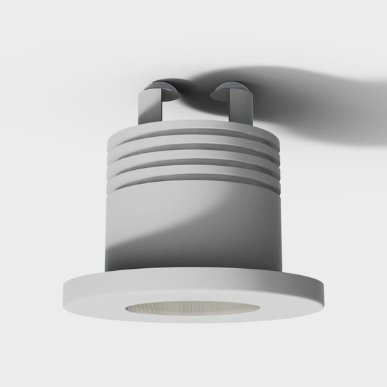 Современный встроенный двойной прожектор с одной головкой