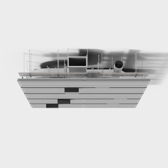 Futuristic Urban Center 3D model