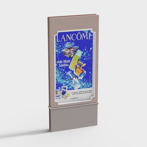 Lancôme Advertisement Stand 3D model