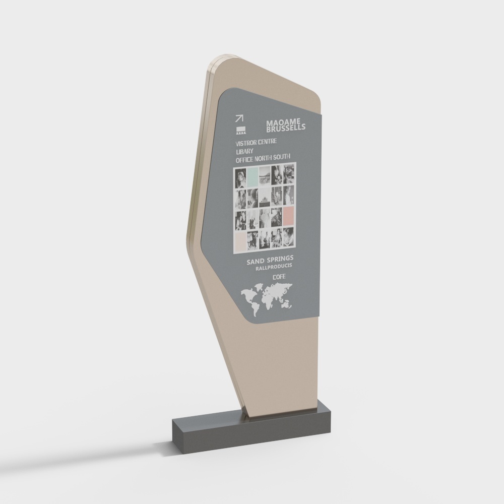 Chaise publique moderne en bois pour attente