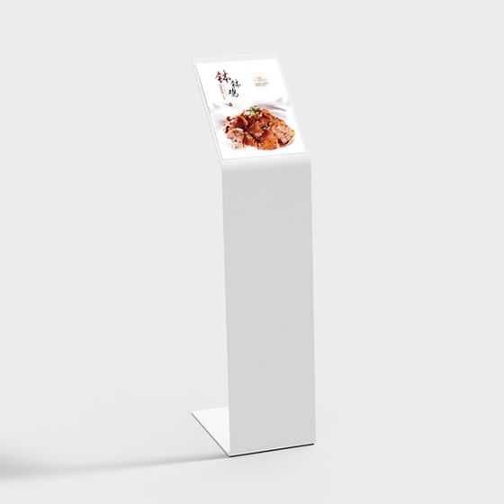 Stylish Minimalist Billboard 3D Model for Design Projects