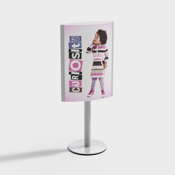 Curiosity Stand 3D model