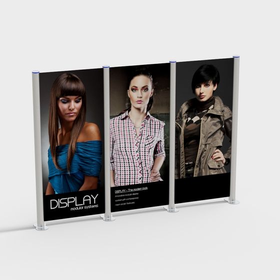 Modular Display System 3D Model