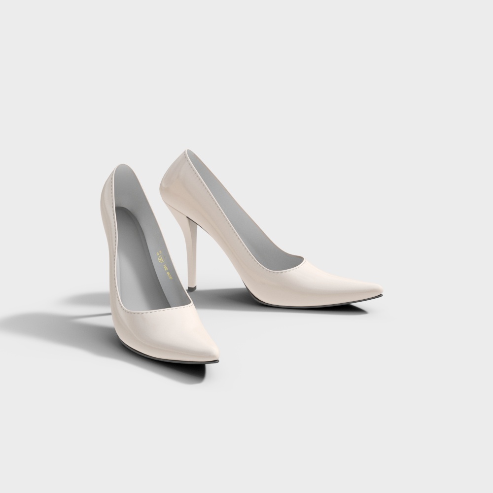 Modern light pink shoes