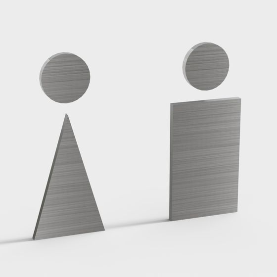 Abstract Geometric Decor 3D model