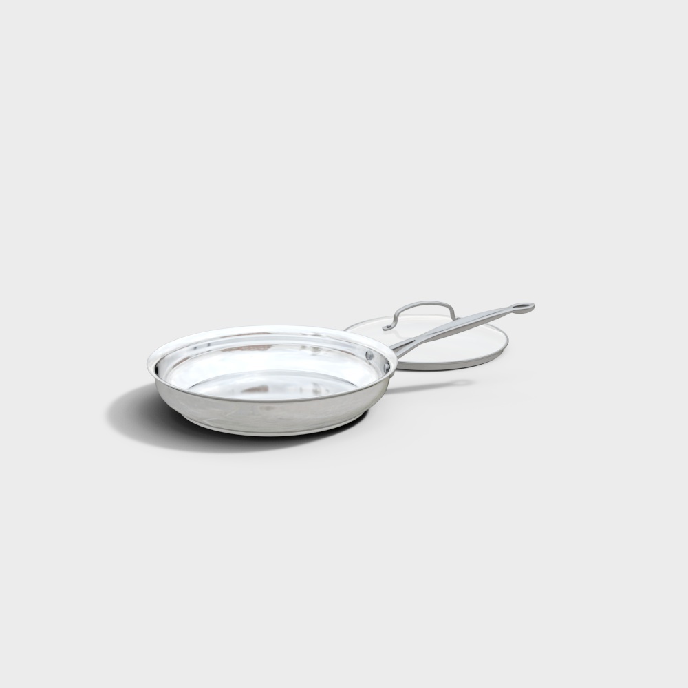 Modern stainless steel large wok