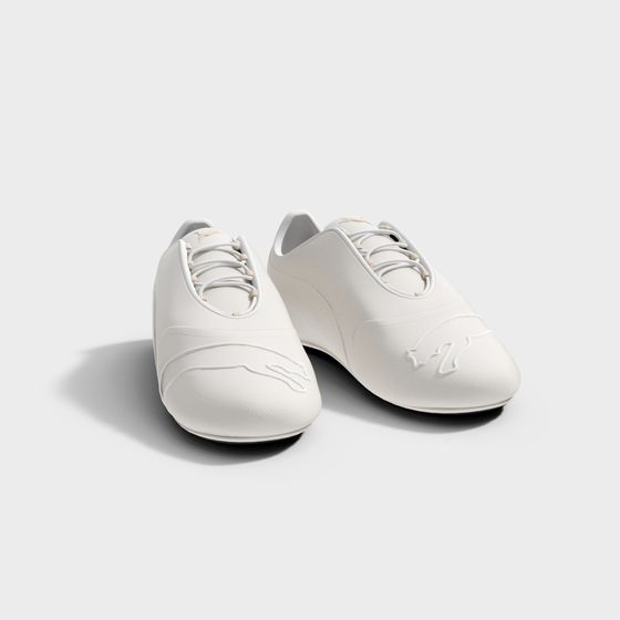 Sleek Minimalist Sneaker 3D model