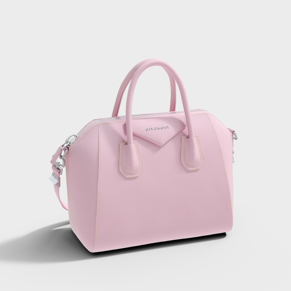 กระเป๋าสีชมพูสมัยใหม่