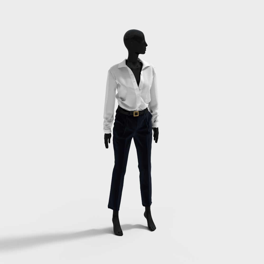 Modelo de atuendo para lugar de trabajo moderno