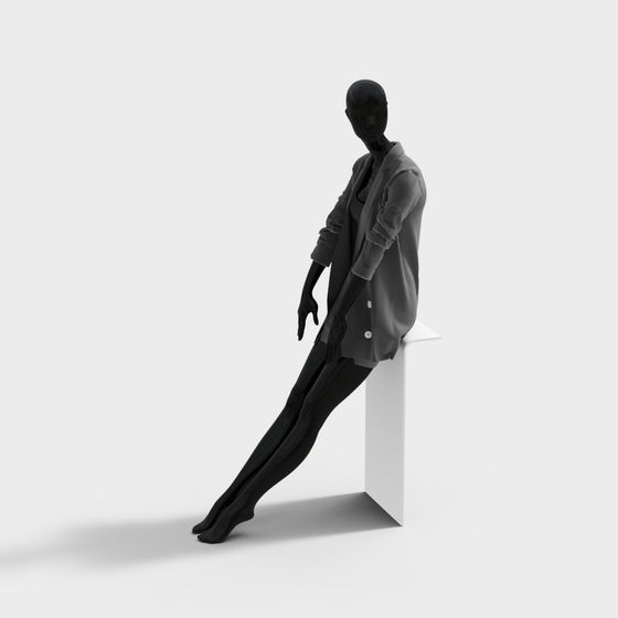 Urban Wanderer Low Polygon 3D model