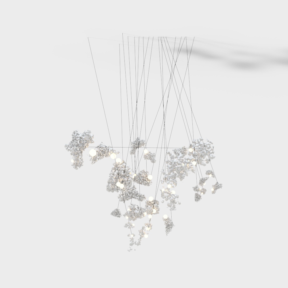 modern art chandelier