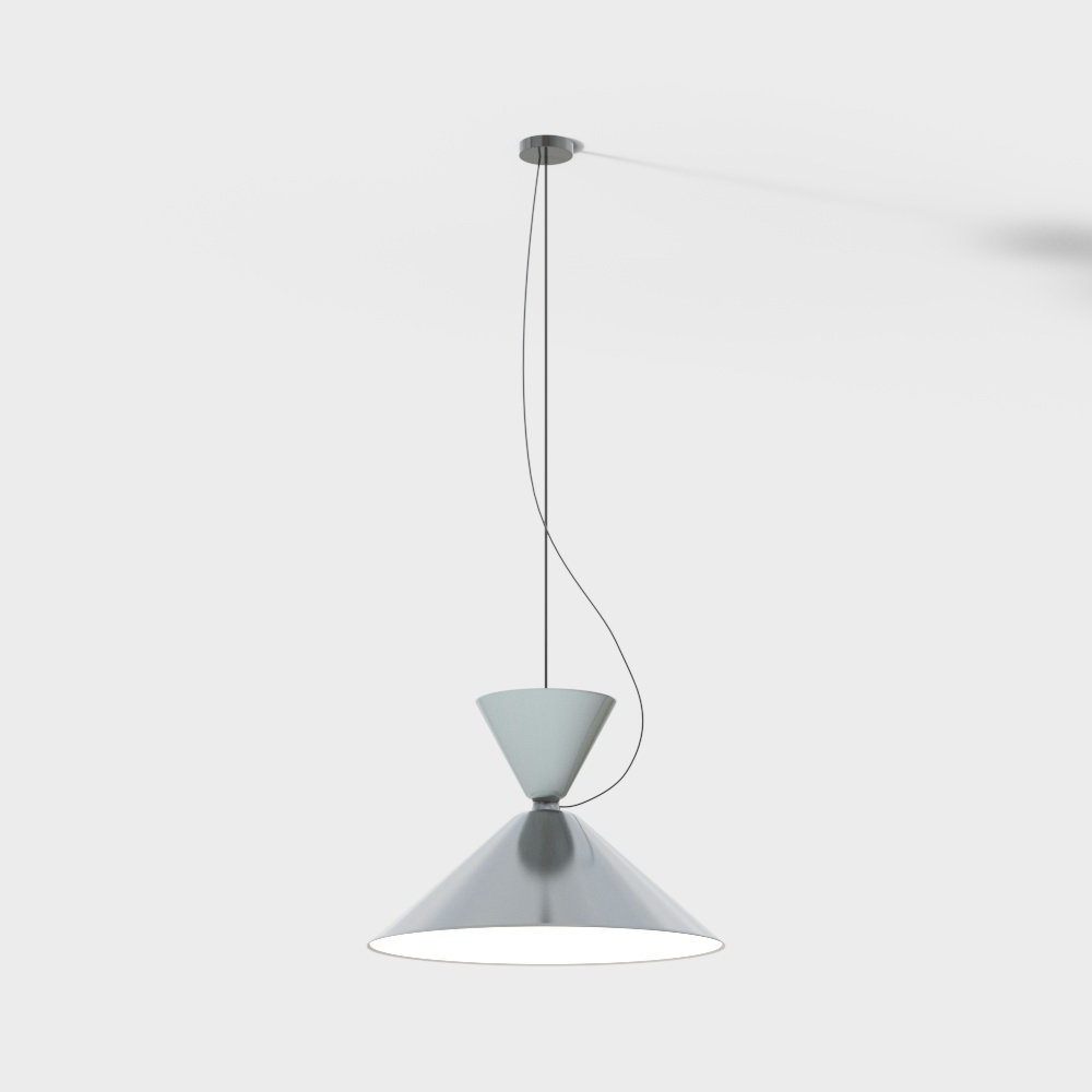 Nordic blue art chandelier