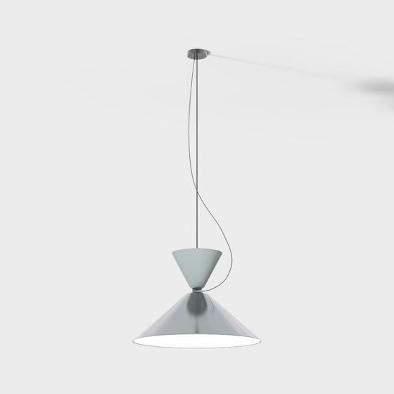 Low-Poly Elegant Chandelier 3D model