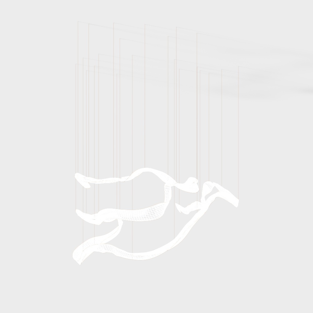 Modern glass art chandelier