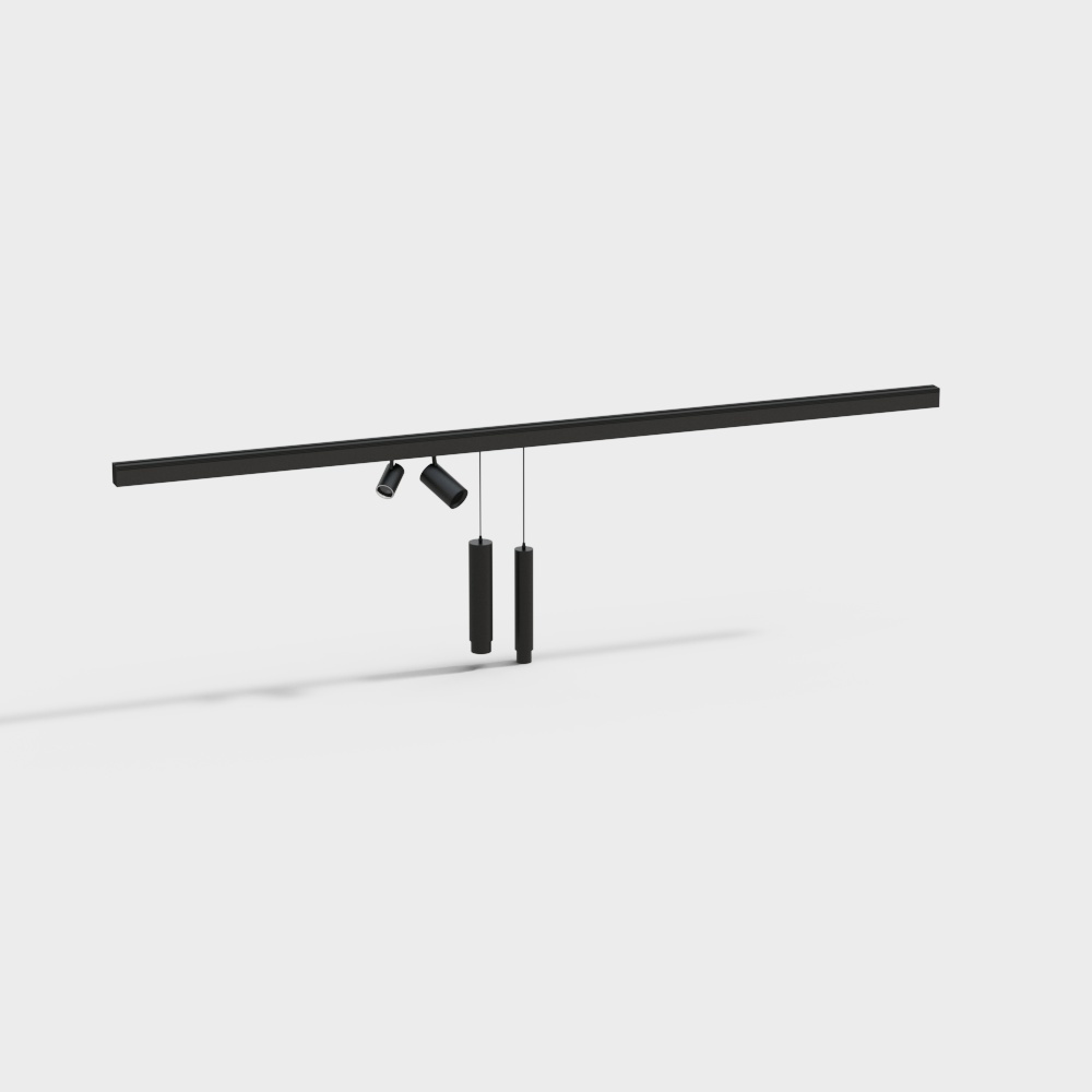 모던 트랙 조명 조합