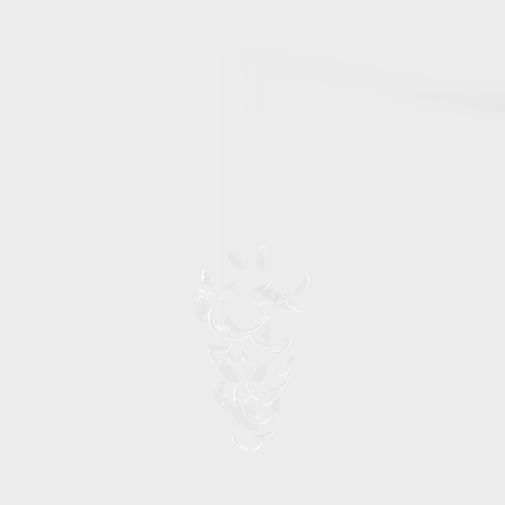 Crystal Grape Cluster 3D model