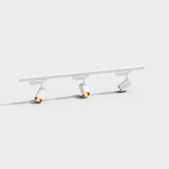 Minimalist Track Light Series 3D model