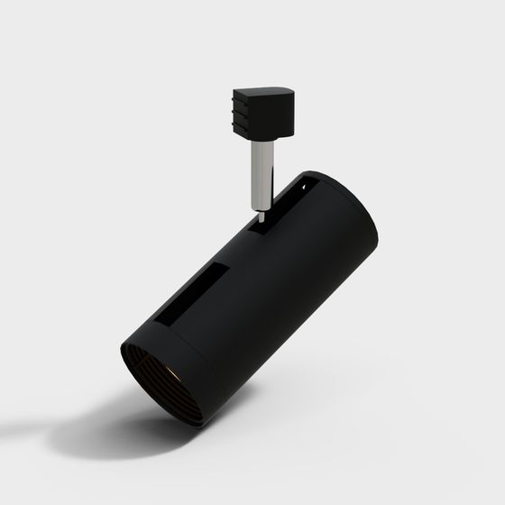 Unique Low Poly Track Light 3D model