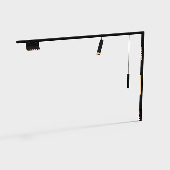 Suspended Light 3D Model