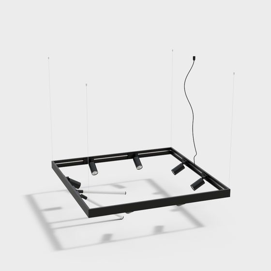Stylish Suspension Light 3D model