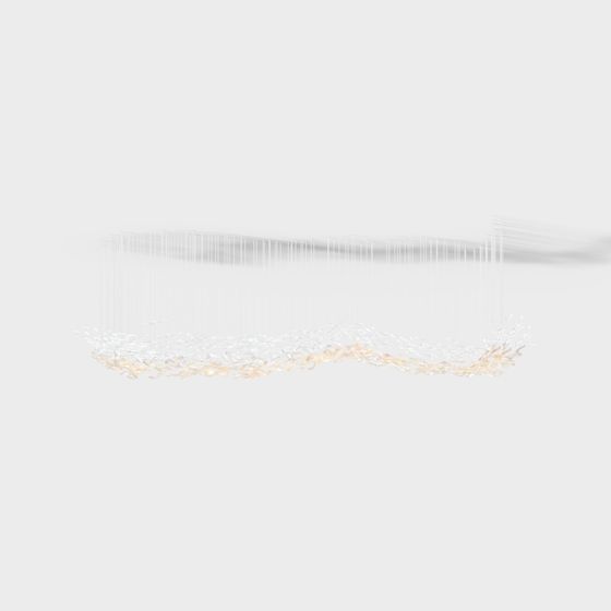 Crystal Waterfall 3D Model for Creative Projects