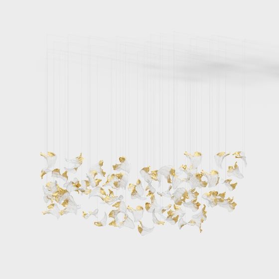 Suspended Flower Sea 3D model