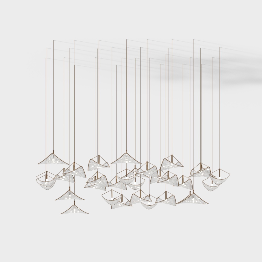 modern art chandelier