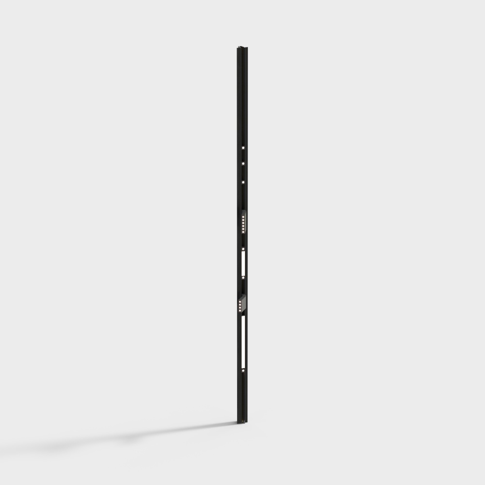 Combinación de foco de riel de pared y pequeño foco empotrado moderno