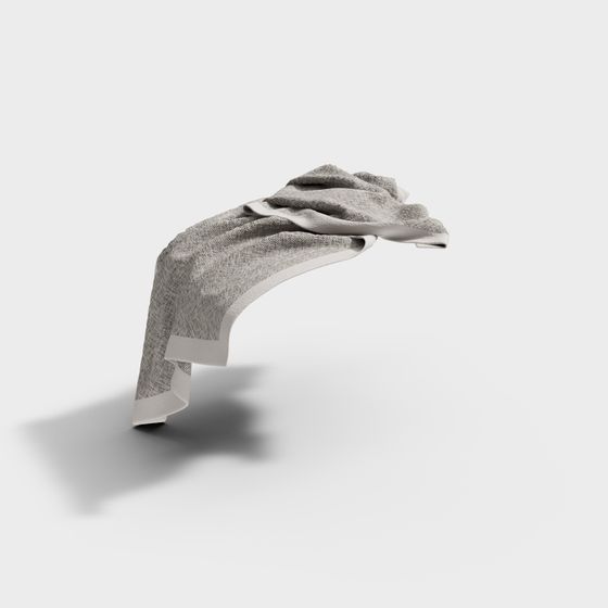 Chic Draping Curtain 3D model for Creative Designs