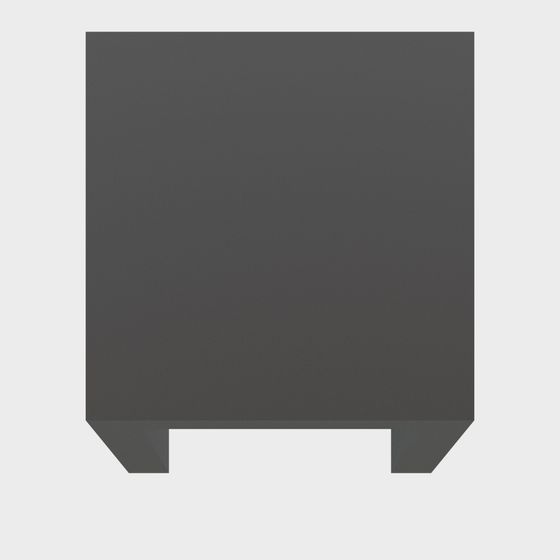 Industrial Side Table 3D Model