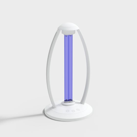 Minimalist UV Sterilization Lamp 3D model