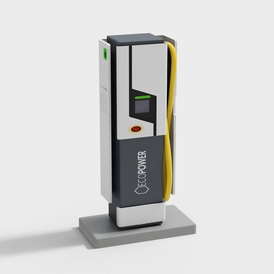 EcoPower Charging Station 3D model