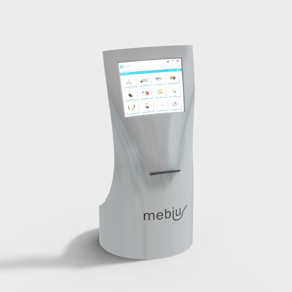 Mebiu Interactive Kiosk 3D model