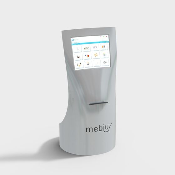 Mebiu Interactive Kiosk 3D model