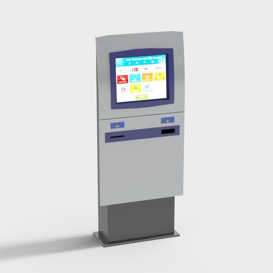 Interactive Kiosk 3D model