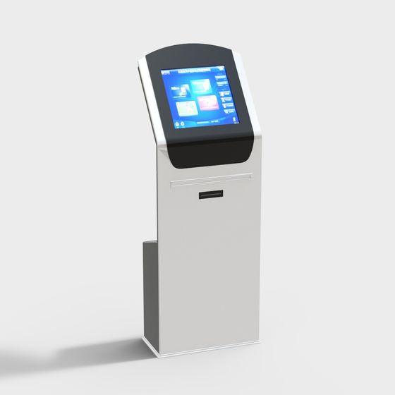 Sleek Self-Service Kiosk 3D Model