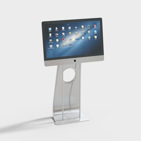Futuristic Touch Screen 3D model