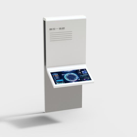 Sleek Touch All-in-One Machine 3D model for Modern Design