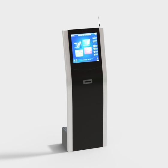 Stylish Self-Service Kiosk 3D model