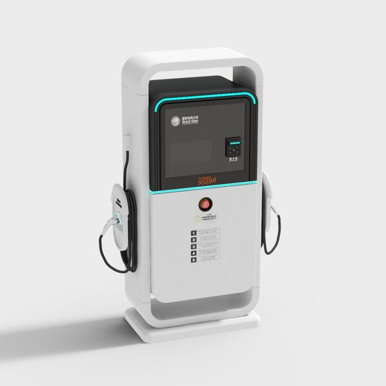 Futuristic Charging Station 3D model
