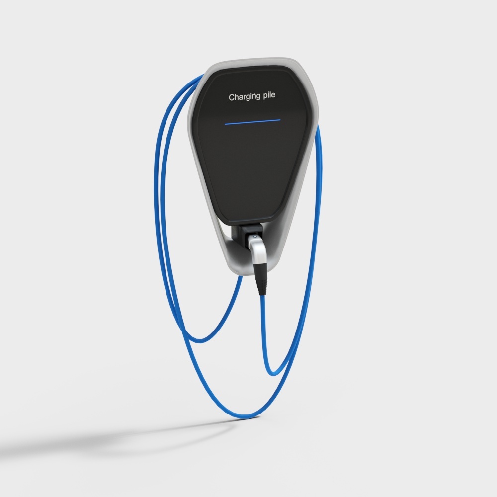 Modern Wireless Charging Station 3D Model – Sleek Tech Design