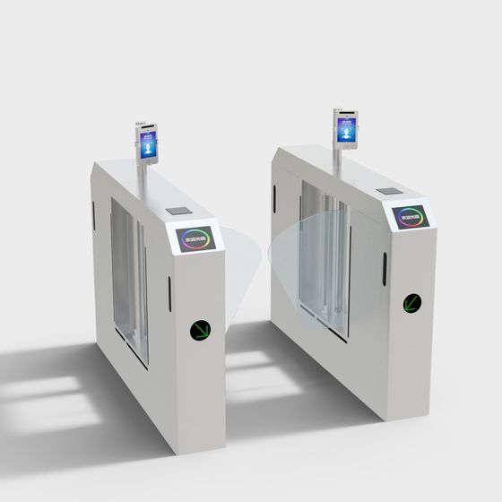 Smart Turnstile 3D model for Innovative Spaces