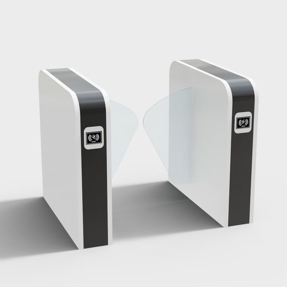 Futuristic Smart Turnstile 3D model