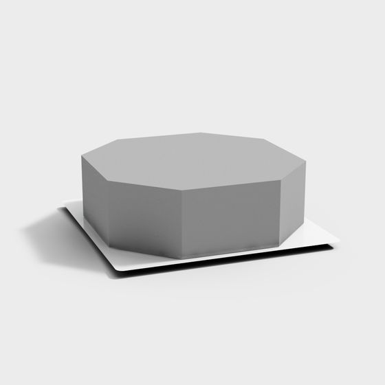 Octagonal Podium 3D model