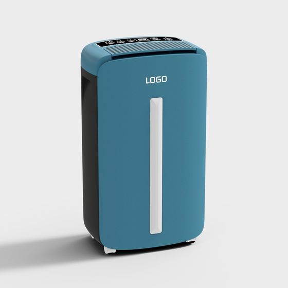 Portable Air Purifier 3D model in Low Polygon Style