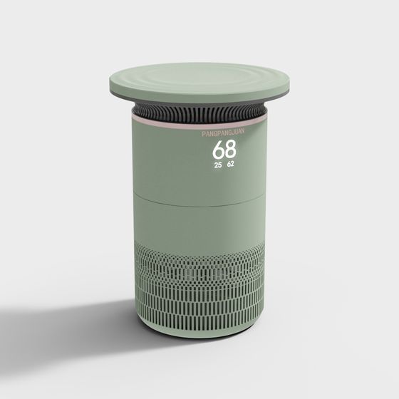 Smart Air Purifier 3D model for Modern Spaces
