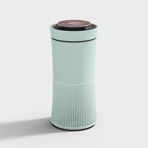 Smart Air Purifier 3D Model for Modern Design