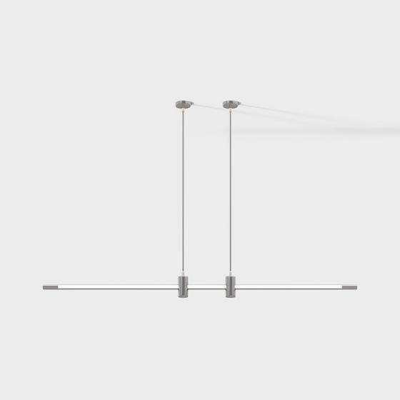 Stylish Low-Poly Pendant Light 3D model