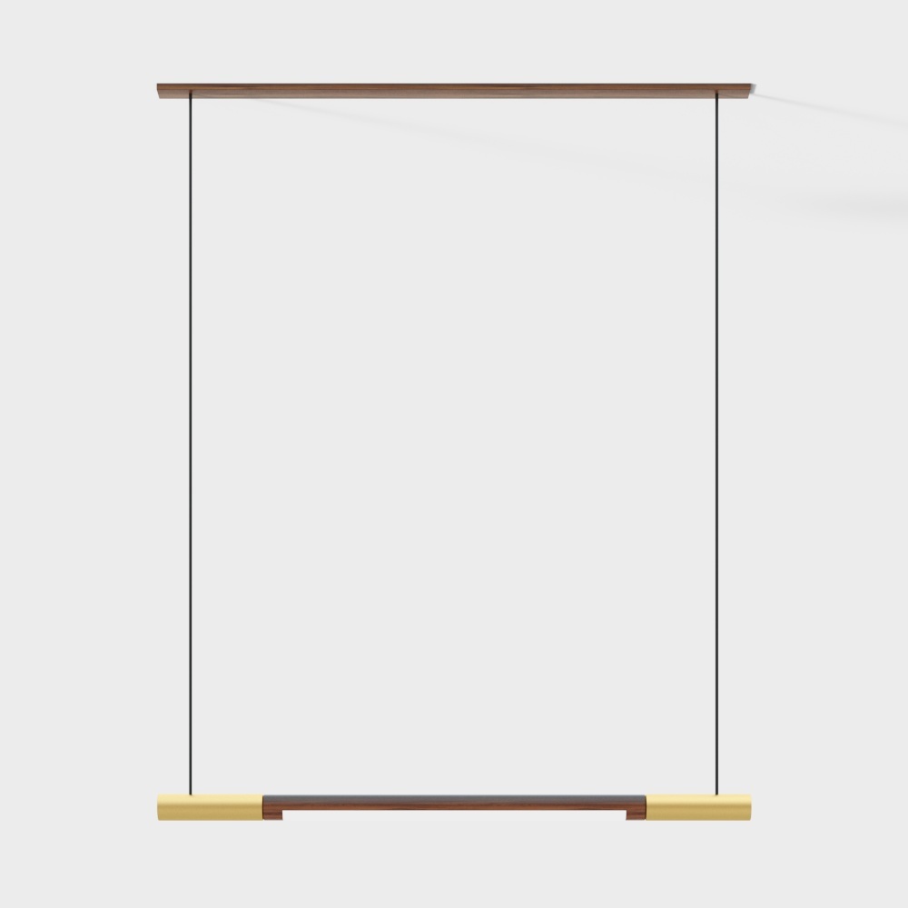 Stylish Pendant Lamp Holder 3D model